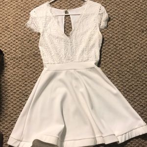 Semi-formal White Dress